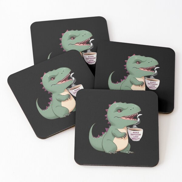 Item preview, T-Rex Coffee Time: More Espresso, Less Depresso designed and sold by Ridaelb.