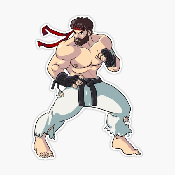 Ryu sf5 - Street Fighter Sticker for Sale by omenastore