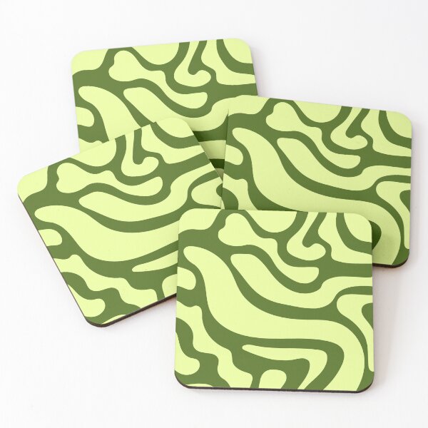 Item preview, Green Liquid Pattern designed and sold by bjornkutiak.