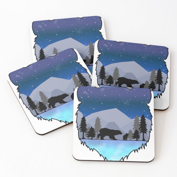 Item preview, Grizzly Bear Mountains  designed and sold by hemp3x.