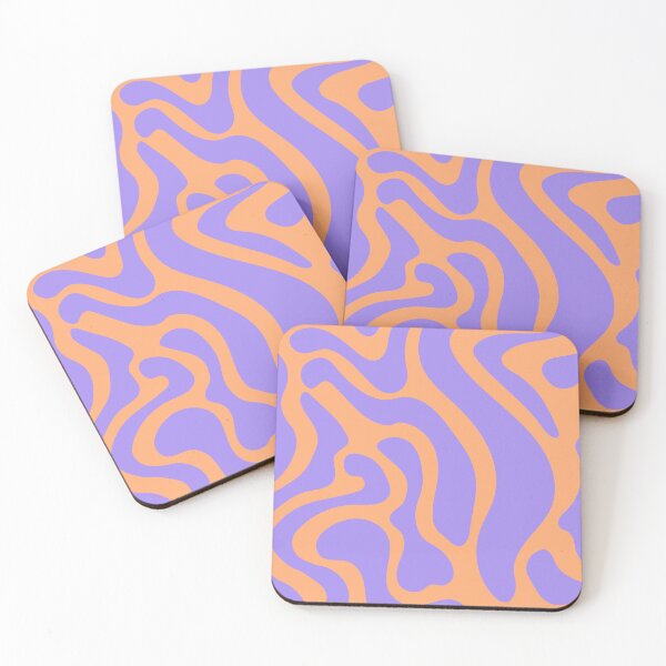 Item preview, Purple Orange Liquid Pattern designed and sold by bjornkutiak.