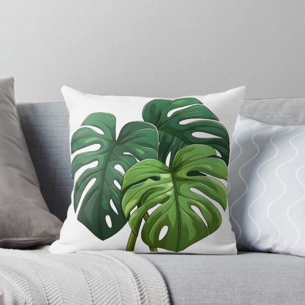 Item preview, Green monstera leaves designed and sold by naatala.