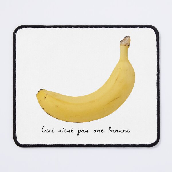 Item preview, Ceci N'est Pas Une Banane designed and sold by UnclePickle.
