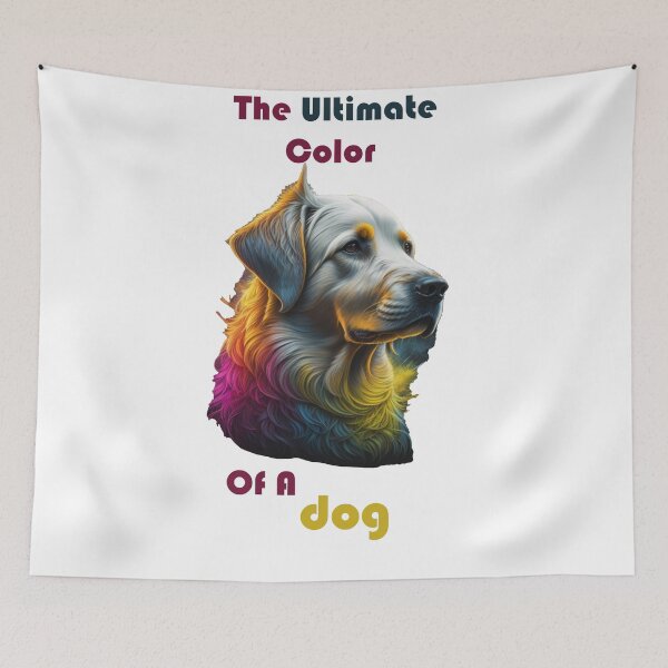 Item preview, hairy colorful dog with moon iPhone Cases designed and sold by fowzi shokri.