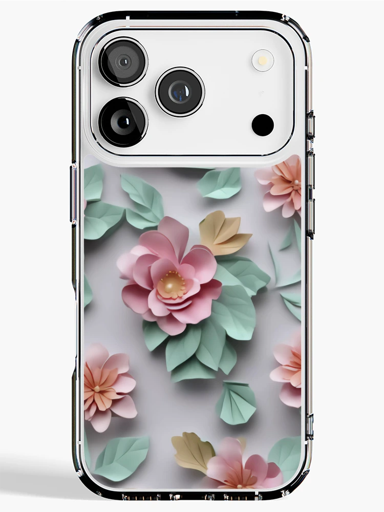 Thumbnail 1 of 5, iPhone Case, LEAVES AND ROSES designed and sold by DIGILEGA.