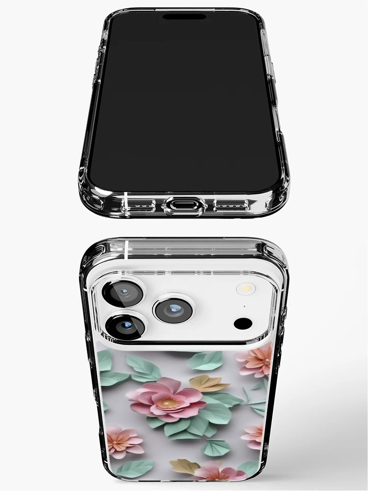 Thumbnail 3 of 5, iPhone Case, LEAVES AND ROSES designed and sold by DIGILEGA.