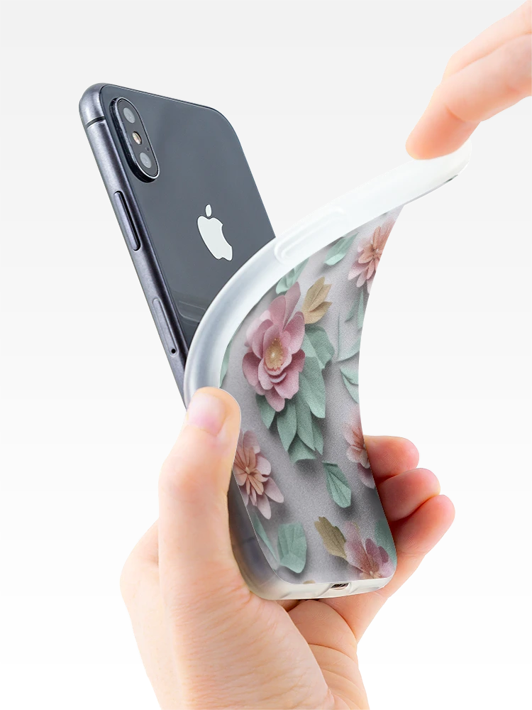 Thumbnail 4 of 5, iPhone Case, LEAVES AND ROSES designed and sold by DIGILEGA.