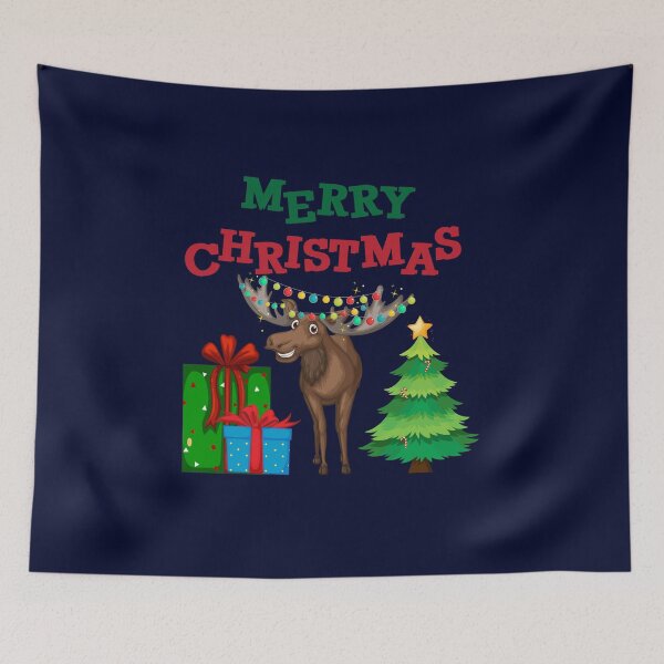Item preview, Merry Christmas Reindeer designed and sold by ColorDesings.