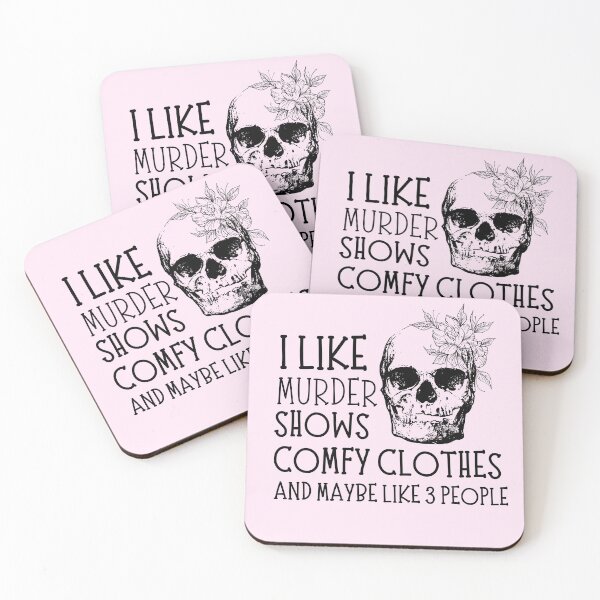 Item preview, I Like Murder Shows Comfy clothes and maybe like 3 people - True Crime Design designed and sold by ZACK ART.