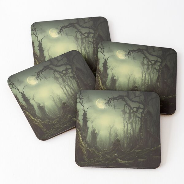 Item preview, A Stylistic Adventure Through Spooky Woods designed and sold by Ink Art Design.