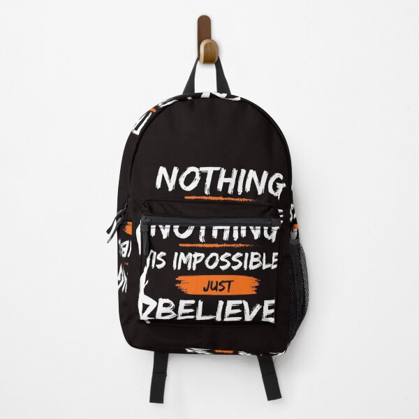 Item preview, Nothing is impossible - Inspirational Quote designed and sold by PosiPrints.
