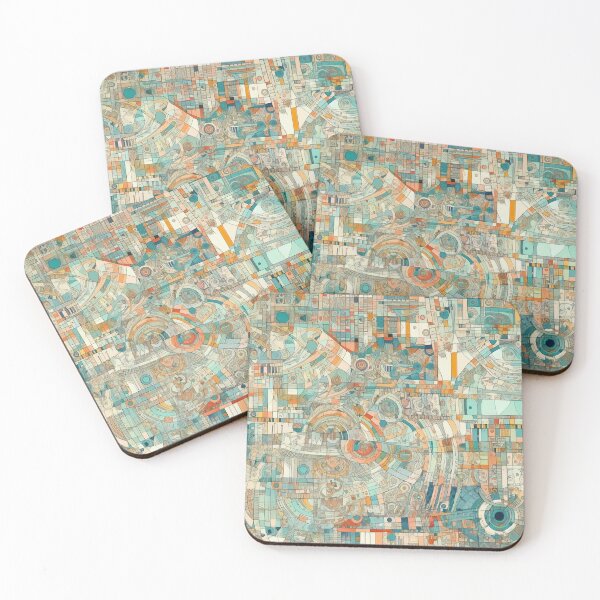 Item preview, Geometric wonder: Colorful curves, mapped worlds, intricate cityscapes. designed and sold by WhiteWolfe0127.