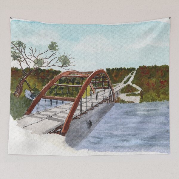Artikelvorschau, Pennybacker Bridge Austin, TX entworfen und verkauft von FaulknerArt.
