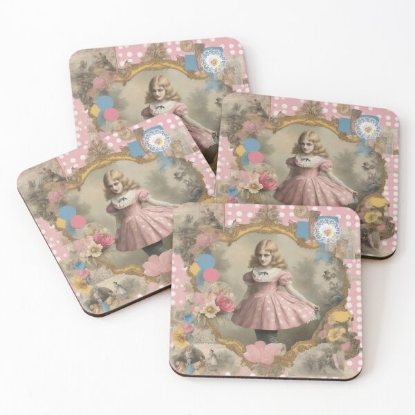 Item preview, Alice in Borderland, vintage collage, Victorian illustration designed and sold by Pimbayole.