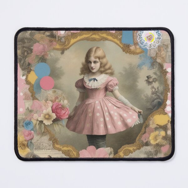 Item preview, Alice in Borderland, vintage collage, Victorian illustration designed and sold by Pimbayole.
