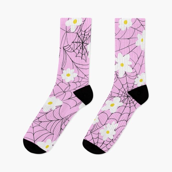 Artikelvorschau, Gänseblümchen und Spinnweben, Rosa entworfen und verkauft von Daydreamer Alley.