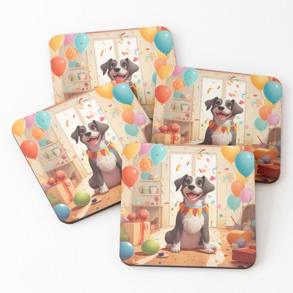 Item preview, Happy Birthday Dog party! designed and sold by CardsandCanvas.