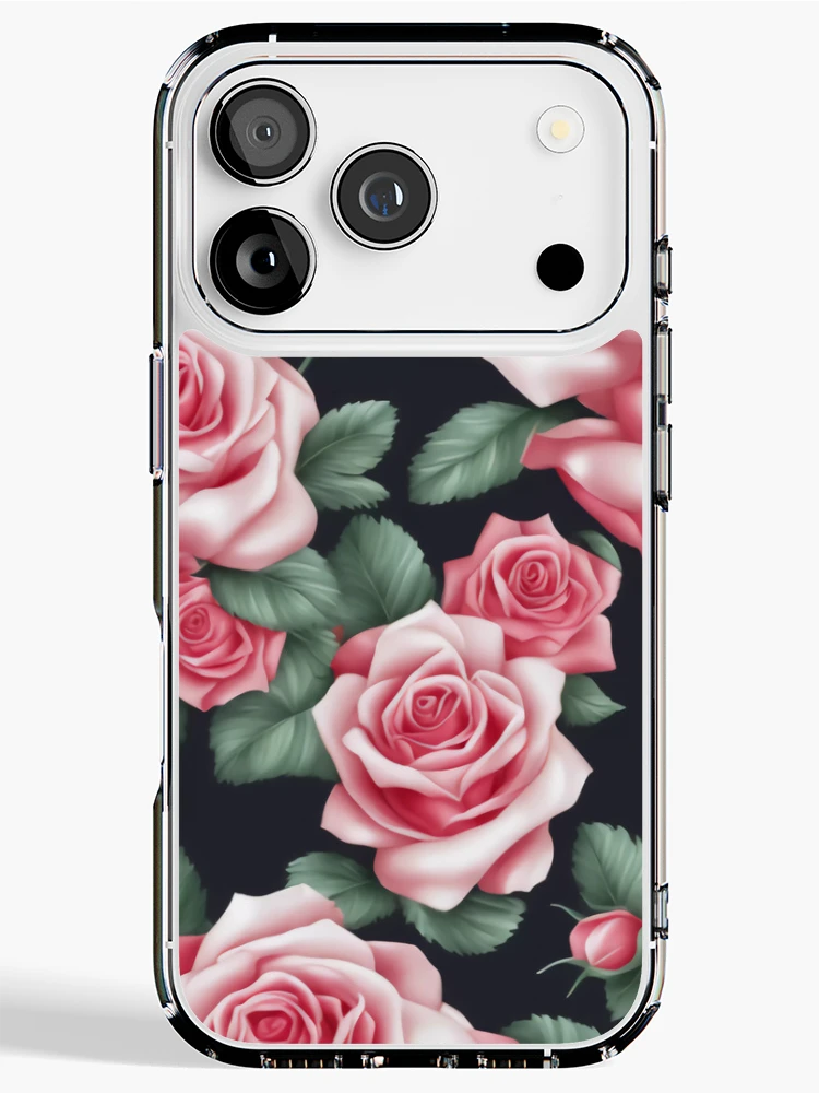 Thumbnail 1 of 5, iPhone Case, SILK ROSES designed and sold by DIGILEGA.