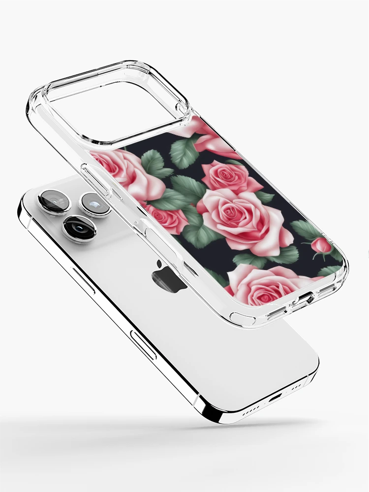 Thumbnail 2 of 5, iPhone Case, SILK ROSES designed and sold by DIGILEGA.