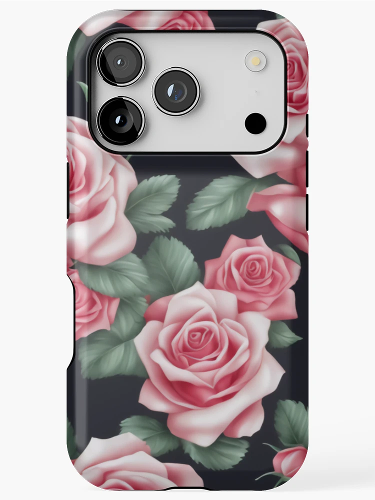 Thumbnail 1 of 4, iPhone Case, SILK ROSES designed and sold by DIGILEGA.