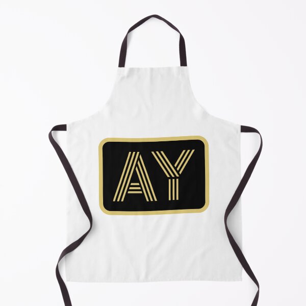Item preview, AY Initials Gold Geometric Letters designed and sold by Jeallan Designs.