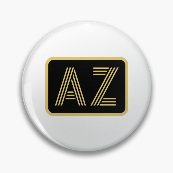 Item preview, AZ Initials Gold Geometric Letters designed and sold by Jeallan Designs.