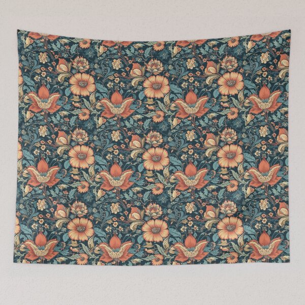 Item preview, Beautiful elegant flower seamless pattern designed and sold by MiraCleAI.