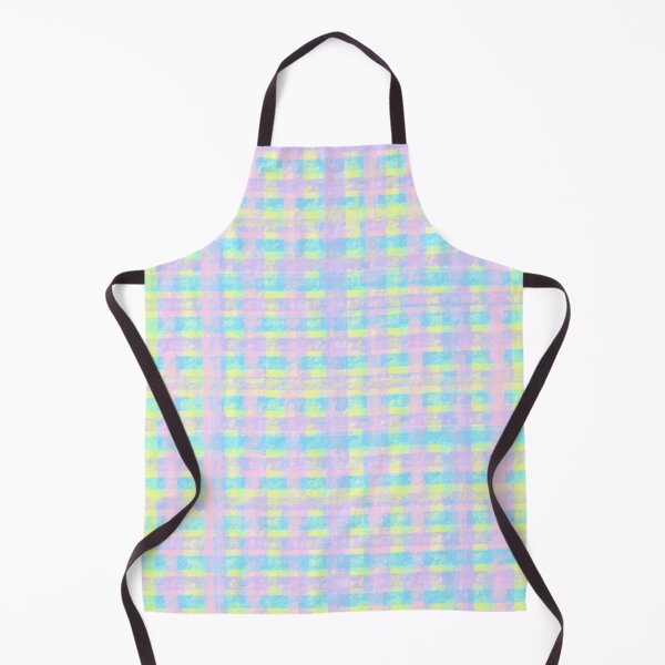 Item preview, Textured Plaid in Vaporwave Cyan, Green, Purple designed and sold by Daydreamer Alley.