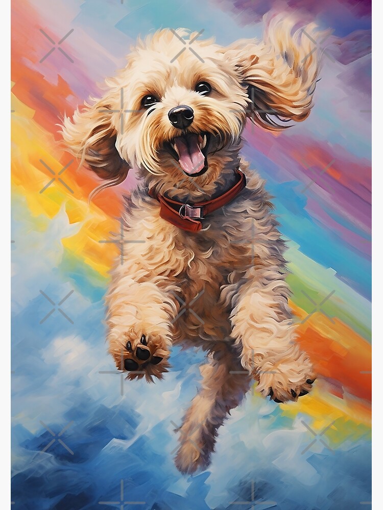 Cockapoo painting hot sale