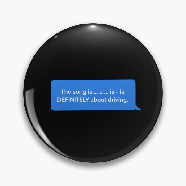 Item preview, Bang Chan Drive speech bubble  designed and sold by Thevampywolf.