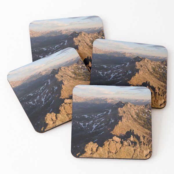 Item preview, Dusk glow on Reynolds peak ridge line designed and sold by ~ Roodpart ~ Owen White.