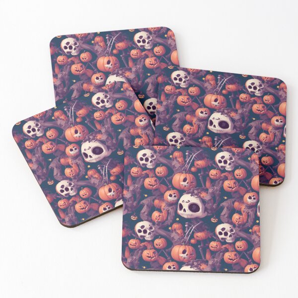 Item preview, Halloween Skeleton Pattern designed and sold by Theo-B.
