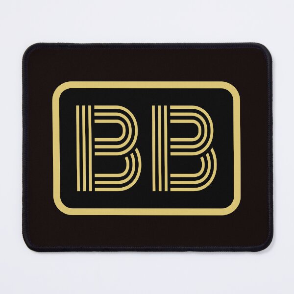 Item preview, BB Initials Gold Geometric Letters designed and sold by Jeallan Designs.