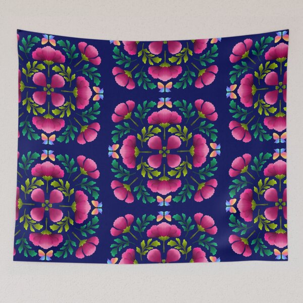 Item preview, Hungarian Folk Endangered Flower art designed and sold by Charmy Design.