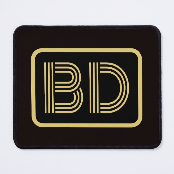 Item preview, BD Initials Gold Geometric Letters designed and sold by Jeallan Designs.