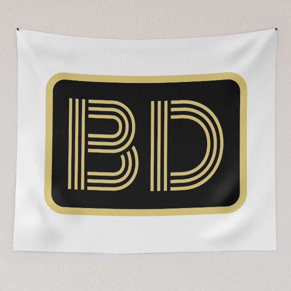 Item preview, BD Initials Gold Geometric Letters designed and sold by Jeallan Designs.