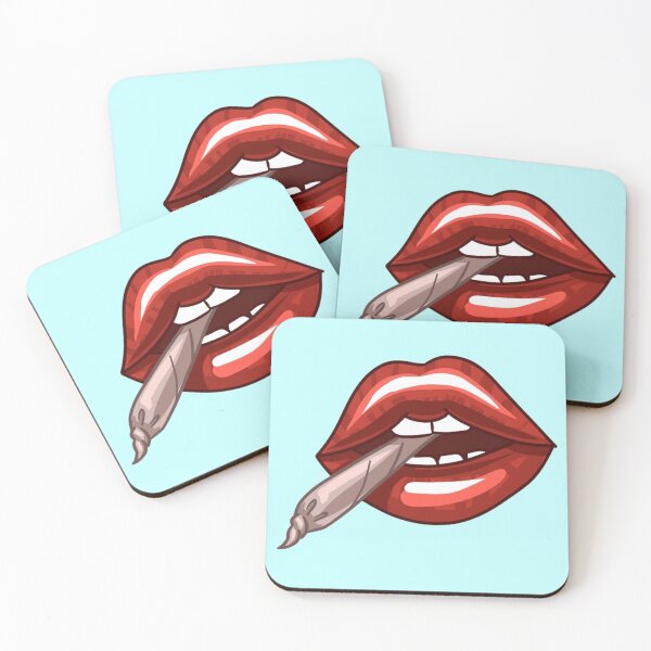 Item preview, Stoner Girl Red Lips designed and sold by Allomensiaa.