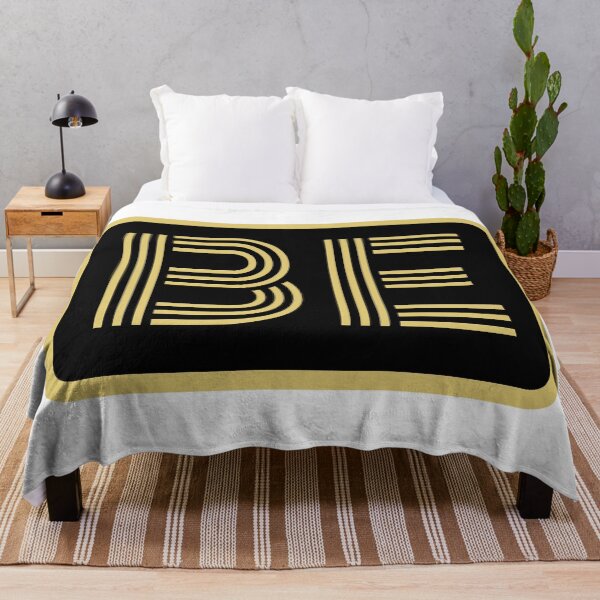 Item preview, BE Initials Gold Geometric Letters designed and sold by Jeallan Designs.