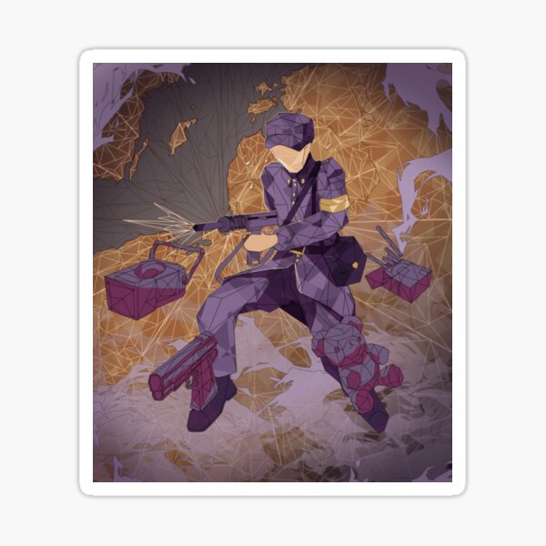 Polish Home Army Soldier - Stained glass Sticker
