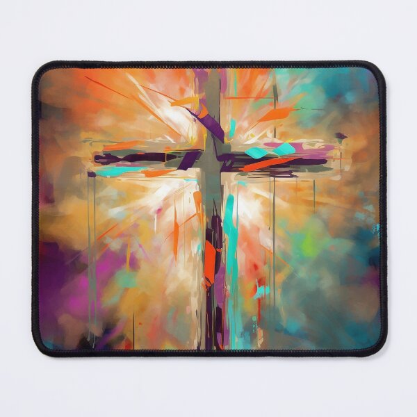 Item preview, Abstract watercolor cross designed and sold by dcrc.