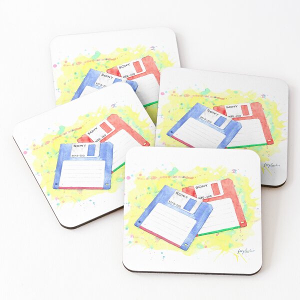 Item preview, "Floppy Disks" Water Color by Gary Lovelace designed and sold by Gary Lovelace.