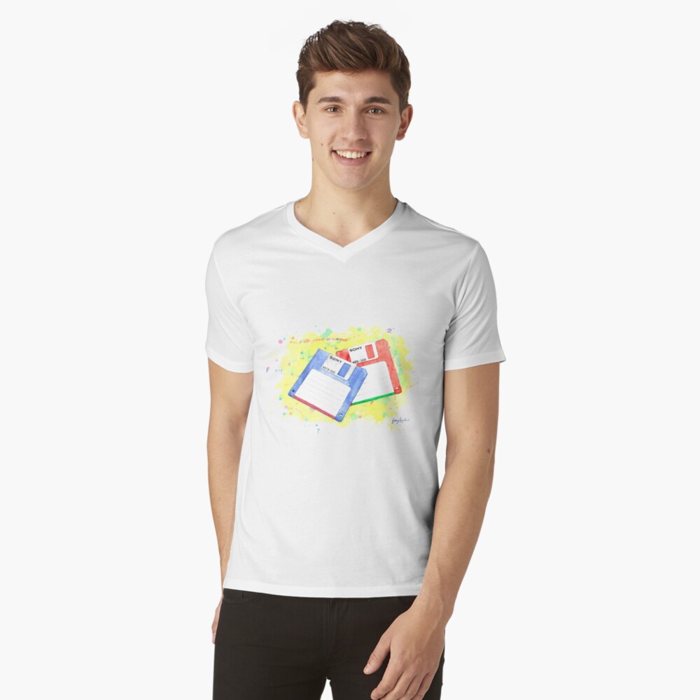 Item preview, V-Neck T-Shirt designed and sold by artmangary.