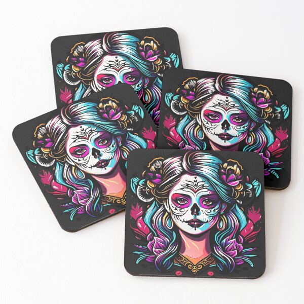 Item preview, Enigmatic Beauty: Captivating Skull Girl Art That Mesmerizes! designed and sold by Watchara Aekcheen.