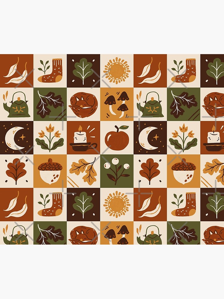 Thumbnail 6 of 6, Throw Blanket, Fall Equinox designed and sold by ohjessmarie.