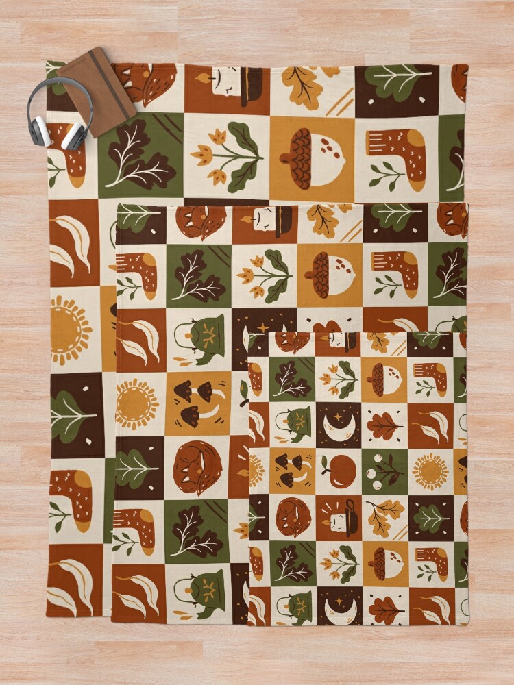 Throw Blanket, Fall Equinox designed and sold by ohjessmarie