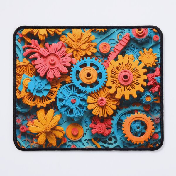 Item preview, Floral Gear Dynamics designed and sold by PixelCratey.