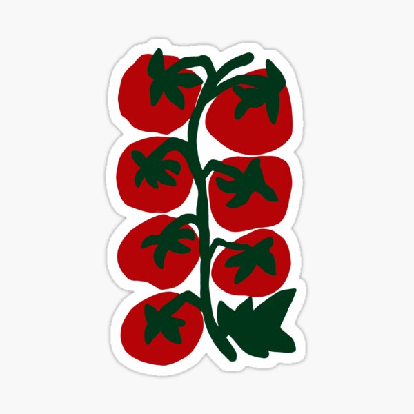 Item preview, Tomato stickers designed and sold by pauline2074.