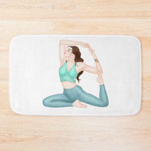 Item preview, Young woman doing yoga designed and sold by bluefox15.