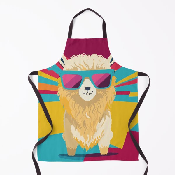 Item preview, colorful adorable alpaca designed and sold by wachasoul.