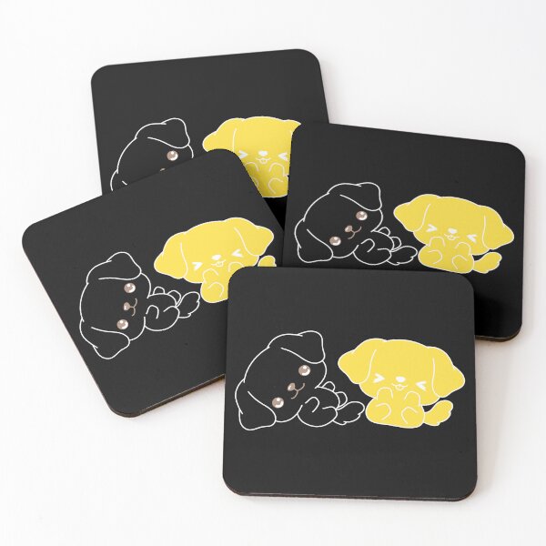 Item preview, Labradoodles Black Yellow Cute designed and sold by ArtisShops.